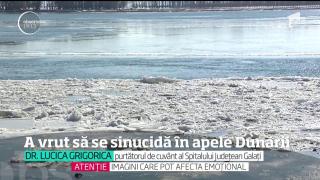 Voia să moară! Femeia salvată în ultima clipă din apele Dunării, nu era la prima tentativă de sinucidere