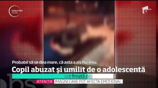 Detalii despre cazul şocant al copilului din Braşov care a fost BĂTUT, UMILIT, ŞI FILMAT. Cine e adolescenta care a scandalizat România (VIDEO)