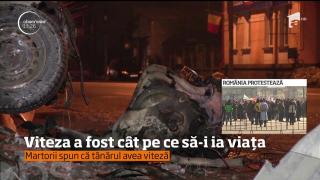 Un tânăr de 18 ani a scăpat teafăr, ca prin minune, dintr-un impact violent