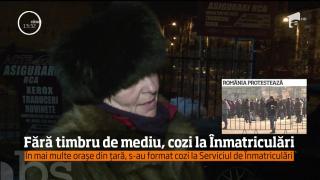 Nebunie la Serviciul de Înmatriculări Auto, în prima zi fără taxă de mediu