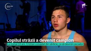A trăit printre GUNOAIE, acum este CAMPION! Aşa sună povestea unui copil crescut pe un câmp la marginea Bucureştiului