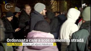 Liviu Avram vorbeşte despre ordonanţa care a scos oamenii în stradă
