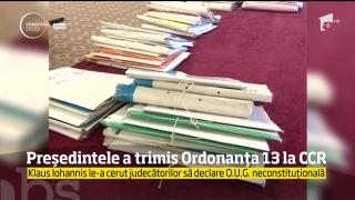 Controversata ORDONANŢĂ, trimisă de președinte la Curtea Constituţională (VIDEO)
