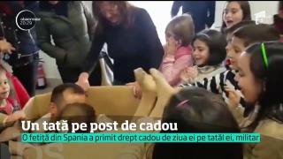 Cel mai frumos CADOU! Vezi ce a primit o fetiţă chiar de ziua ei din partea tatălui (VIDEO)