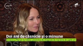 Şi-au sărbătorit IUBIREA! Octavia Geamănu şi Marian Ionescu, doi ani de căsnicie și o minune