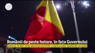 Veniţi de la mii de kilometri depărtare, să-şi strige nemulţumirea! Românii stabiliţi peste hotare participă la protestele din fața Guvernului