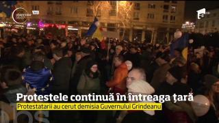 Protestele continuă în întreaga țară