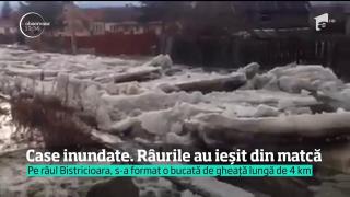 După zăpadă, oamenii din mai multe judeţe ale ţării au parte de inundaţii