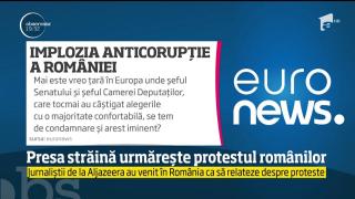 Protestele din România, transmise în direct de televiziunile din străinătate