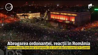 Abrogarea Ordonanţei 13, reacții după anunţul făcut de premierul Grindeanu