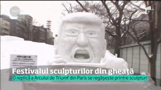 Festivalul Sculpturilor îngheţate din Japonia