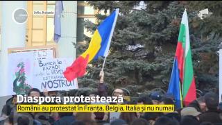 Protestele au continuat şi în diaspora
