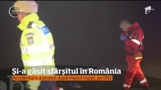 Tragedie fără margini pe DN1! Un accident cumplit s-a soldat cu un mort cu trei răniţi! Cine sunt victimele