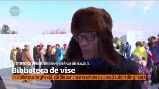 În biblioteca de gheață, cărțile sunt reprezentate de pereți subțiri