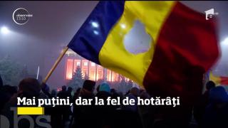 20.000 de oameni au fost aseară în Piața Victoriei. Oamenii au cerut demisia Guvernului