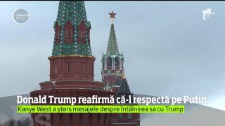 Preşedintele Donald Trump reafirmă că-l respectă pe Putin. Afirmaţia a declanşat un val de critici