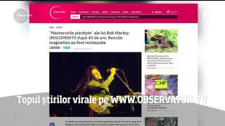 Cele mai vizualizate știri pe Observator.TV