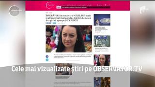 Cele mai vizualizate știri pe Observator.TV