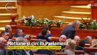 Moţiunea de cenzură a fost respinsă. Dezbaterea ei a fost plină de momente savuroase