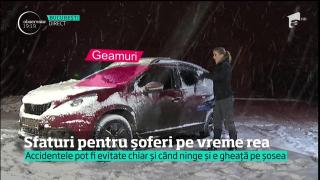 Sfaturi pentru şoferi, pe vreme rea