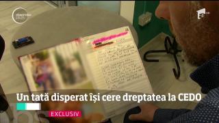 Florin, un tată disperat, îşi cere dreptatea la CEDO, ca să îşi aducă acasă copiii