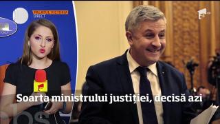 Soarta ministrului justiției se decide astăzi. Premierul României și ministrul se întâlnesc înaintea ședinței de Guvern (VIDEO)