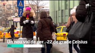 În unele zone ale Capitalei, trotuarele s-au transformat în patinoare