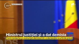 Florin Iordache, ministrul Justiției, și-a dat demisia