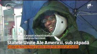 Statele Unite ale Americii, sub zăpadă. Ninsori abundente au pus stăpănire peste New York