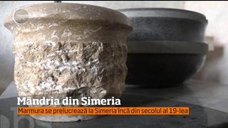 Mândria din Simeria! Marmura se prelucrează în oraşul hunedorean încă din secolul al19-lea