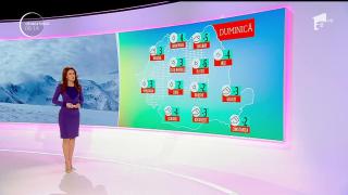 METEO: Află cum va fi vremea până marți (VIDEO)
