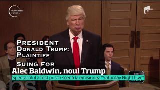 Alec Baldwin revine în forţă! Actorul american s-a reîntors în rolul preşedintelui american, Donald Trump
