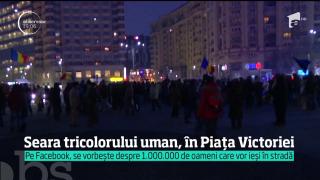 Operaţiunea "Tricolorul" în fața Guvernului! Cum se desfășoară a 13-a sear de proteste