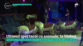 Ultimul spectacol cu animale, la circul Globus!