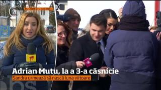 Adrian Mutu, la a treia căsnicie. Sandra a spus DA! Emoţiile, însă, continuă pentru cei doi (VIDEO)