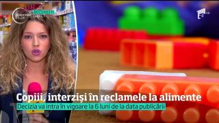 Copiii nu vor mai apărea în reclamele la alimente! Care sunt motivele deciziei