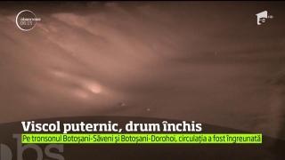 N-au scăpat de IARNĂ! Viscolul a dat bătăi de cap şoferilor în judeţul Botoşani