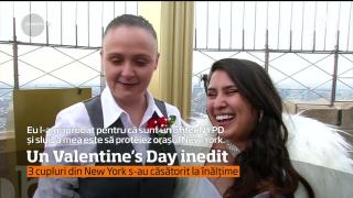 Iubirea chiar pluteşte în AER! Mai multe cupluri din New York şi-au unit destinele la înălțime