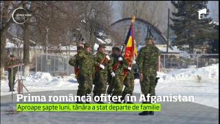 Este prima FEMEIE din România care a condus un detaşament de militari în Afganistan! Mirela IVAŞCU s-a întors acasă după o misiune grea
