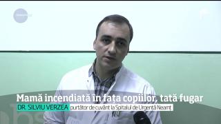 Bărbatul care şi-a incendiat soţia, în faţa copiilor, într-un restaurant din Buhuşi, este căutat de poliţie