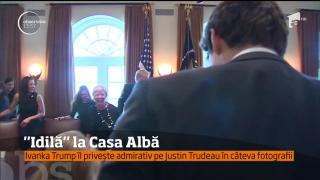 Premierul canadian Justin Trudeau a atras atenţia fiicei preşedintelui SUA, Ivanka Trump (VIDEO)