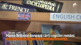 Marea Britanie donează cărți copiilor din România