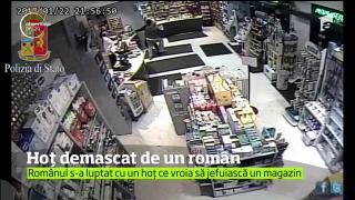 EROUL din Italia! Un român curajos a ajutat poliţiştii să prindă un hoţ (VIDEO)