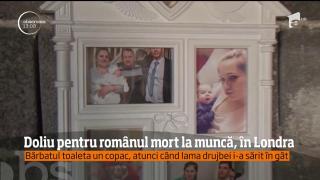 Doliu pentru românul mort la muncă, în Londra. Bărbatul ar fi împlinit 32 de ani săptămâna viitoare