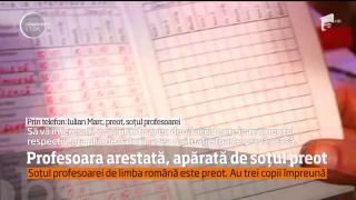 Profesoara din Neamţ arestată după relaţia avută cu elevul care s-a sinucis, apărată de soțul preot (VIDEO)