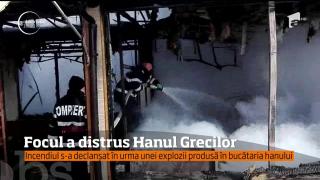 Explozie la Hanul Grecilor din Tulcea! Deflagraţia s-a produs de la o butelie, un angajat a ajuns la spital