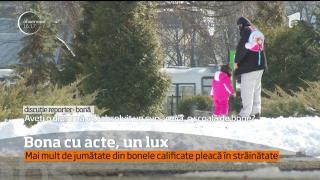 Bona cu acte, un lux. Mai mult de jumătate dintre bonele calificate pleacă în străinătate