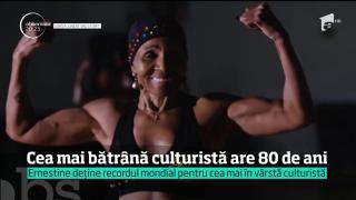 Cea mai bătrână culturistă din lume are 80 de ani