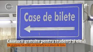 Gratuitate pentru călătoriile studenţilor cu trenul, dar cu limite!