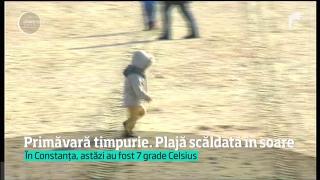 Primăvara a venit mai devreme la malul mării